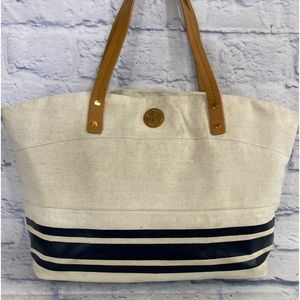 Canvas Tory Burch Tote Bag